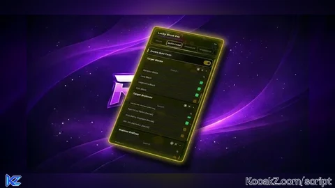AUTO FARM DAMAGE AURA NIGHT MODE ANTI LAG DESYNC WEBHOOKS - Verified script for ⛏️ Break a Lucky Block!
