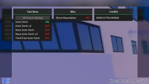 OP  Best Auto Farm Script - Verified script for Taxi Boss 🚖