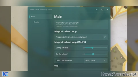 OP Script Solara Support - Verified script for RIVALS