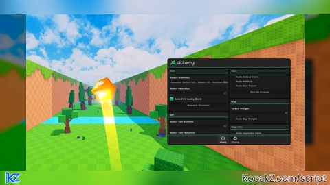 Alchemy Hub with Lucky Block - Verified script for Kick a Lucky Block