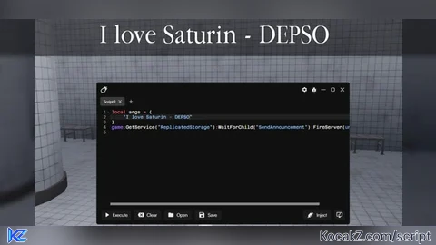 Server Message Announcement Serversided - Verified script for Squid game:Rebellion