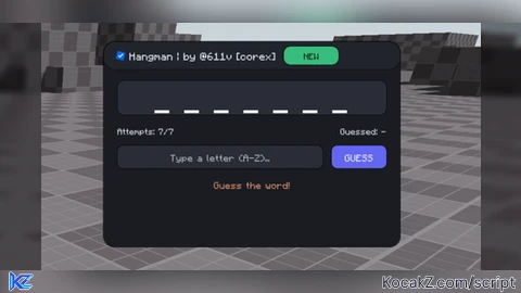 Hangman - Verified script for Universal Script