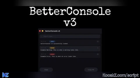 BetterConsole v3 - Verified script for Universal Script