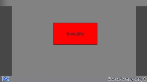 Invisible - Verified script for Universal Script