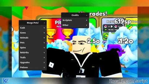 Inf Coins Gems Insta Rebirth and much more - Verified script for Merge Pets! 🐾