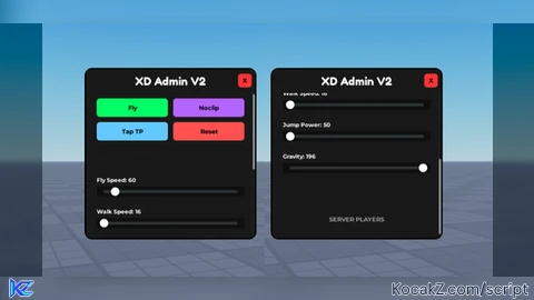XD ADMIN V2 (read description) - Verified script for Universal Script