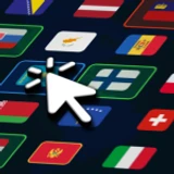 Click the Flag 🌍