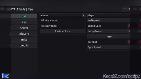 Affinity free script - Verified script for Universal Script
