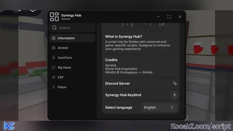 Synergy Hub - Verified script for Zombie Attack