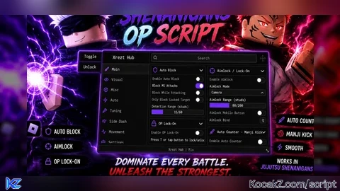 Xrezt Hub - Verified script for Jujutsu Shenanigans
