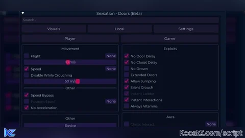 Sensation V2 - Verified script for DOORS 🍬🍭