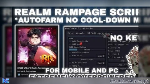 NBLM RR V2 keyless - Verified script for Realm Rampage