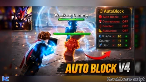 AUTOBLOCK V4 RESMASTERIZADO - Verified script for The Strongest Battlegrounds