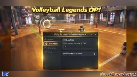 Ball hitbox Air movement speed Op lines Fly AND MORE cracked - Verified script for Volleyball Legends
