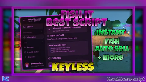 Best Fish it Keyless - Verified script for Fish It! 🐟