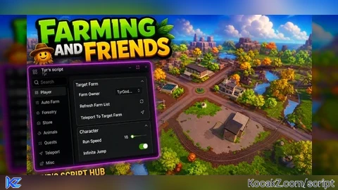 BEST - Auto Plow Cultivate Seed Harvest Auto Cut Tree free - Verified script for Farming and Friends