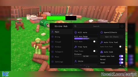 BEST script Bring Items Aura etc - Verified script for 99 Nights in the Forest 🔦