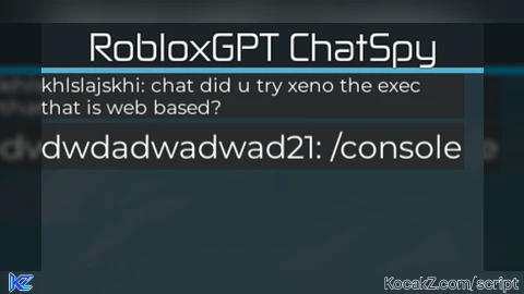 RobloxGPT ChatSpy v1 - Verified script for Universal Script