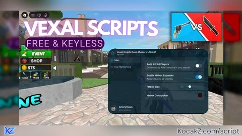 Vexal Scripts Keyless and Free All Executors - Verified script for Murderers VS Sheriffs