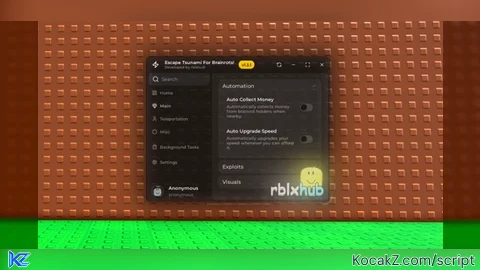 rblxhub - Verified script for Escape Tsunami For Brainrots!