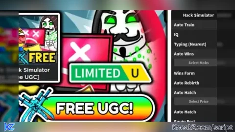 Autofarm for ez UGC - Verified script for Hack Simulator