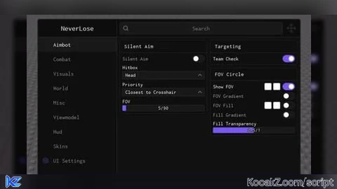 NeverLose 1.0.6 - Verified script for BloxStrike
