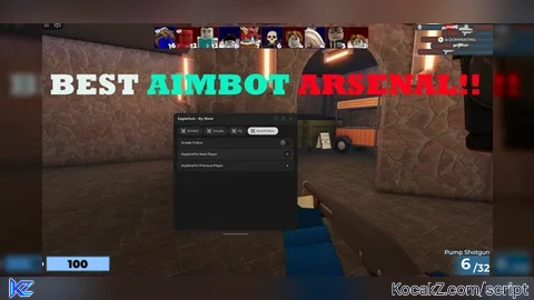Arsenal Aimbot Script by EagleHub - Verified script for Universal Script