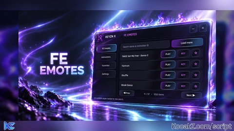 Emotes FE | Universal Reyzn X - Verified script for Universal Script