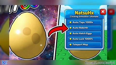 BEST SCRIPT AUTO TAP 1000X AUTO REBIRTH CLICKING SIMULATOR - Verified script for ✨Clicking Simulator Ultimate