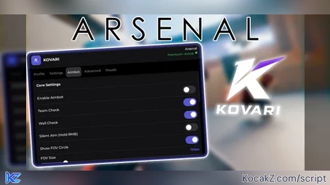 OP Silent Aim ESP and Tracers Kovari - Verified script for Arsenal
