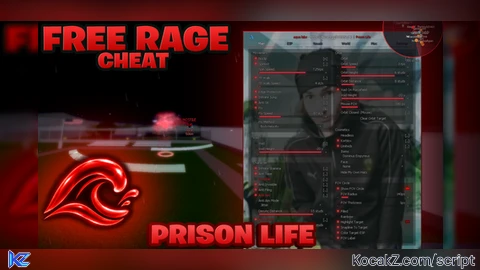 FREE KEYLESS  RAGE CHEAT (AQUALABS) - Verified script for Prison Life