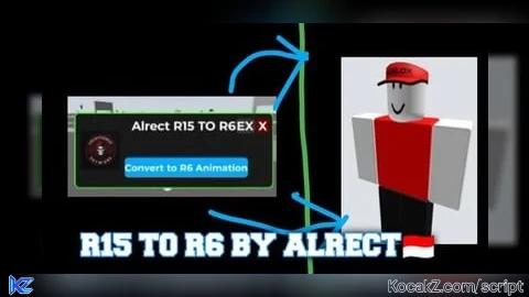 R15 ANIMATION TO R6 UNIVERSAL BY ALIP - Verified script for Universal Script