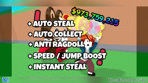 Auto Steal Auto Collect Anti Ragdoll Instant Steal - Verified script for Don’t Steal the Bobo 🐻