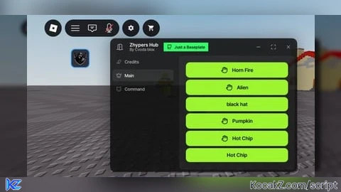 More hat orbit Script Zhypers Hub just a baseplate - Verified script for Universal Script