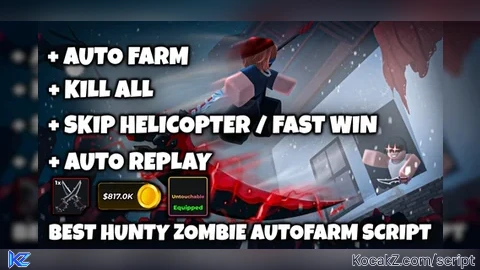 KILL ALL ZOMBIES AUTO COLLECT AUTO ESCAPE