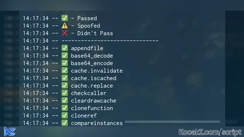 sUNC test - Verified script for Universal Script