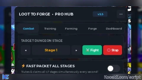 OP FEATURES PACKET BY EXOTH NO KEY - Verified script for +1 Loot To Forge