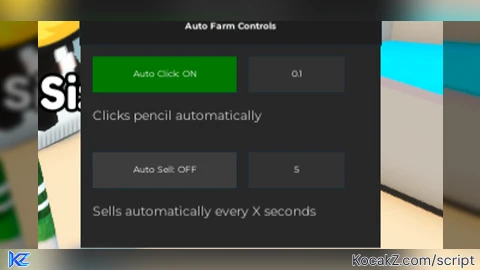 Auto click and Auto sell - Verified script for 💪Size Legends Simulator