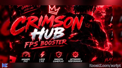 Fps booster V1 Crimson Hub - Verified script for Universal Script
