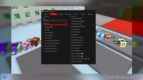 Kocmoc V3 Autofarm Auto Quest Undetectable - Verified script for Bee Swarm Simulator