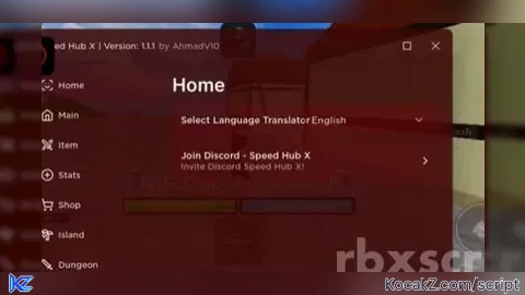 Speed Hub X - Verified script for Blox Fruits