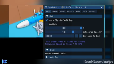 fixed CandyHub  Updated autofarm everything - Verified script for ✈️ Build A Plane