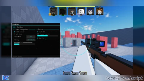 NickHub OP ESP AND AIMBOT WIH WALL CHECK ANTI BAN - Verified script for One Tap