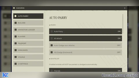 Keyless Best Auto Parry Inf Stamina Auto Rhythm - Verified script for Gakuran