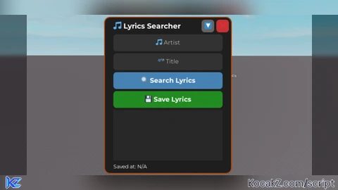 Lyrics Searcher GUI - Verified script for Universal Script
