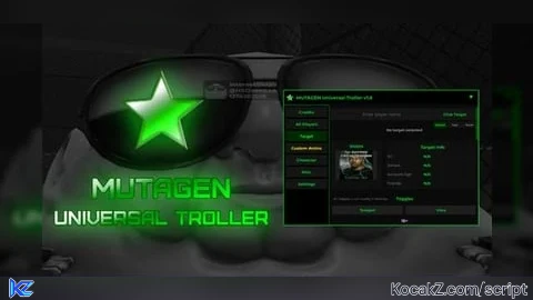 MUTAGEN Universall Troller script - Verified script for Universal Script