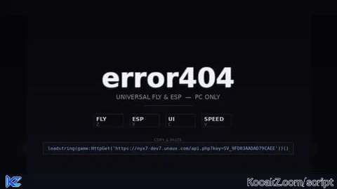 error404  only Pc - Verified script for Universal Script