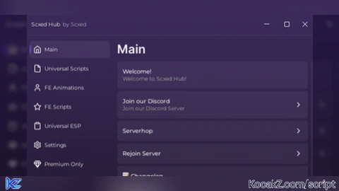 Scxed Hub V4 - Verified script for Universal Script