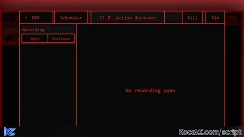 Action recorder V1.0 [RECORD ACTIONS] - Verified script for Universal Script