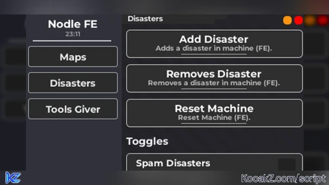 Nodle FE I ServerPanel I Serversided I FE - Verified script for Survival Disaster Natural 🖲️